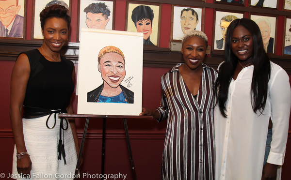 Photo Coverage: Tony Winner Cynthia Erivo Unveils Her New Portrait at Sardi's! Image