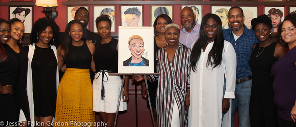 Photo Coverage: Tony Winner Cynthia Erivo Unveils Her New Portrait at Sardi's! Image