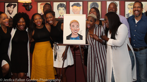 Photo Coverage: Tony Winner Cynthia Erivo Unveils Her New Portrait at Sardi's! Image