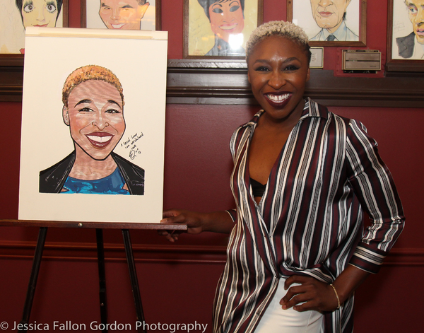 Photo Coverage: Tony Winner Cynthia Erivo Unveils Her New Portrait at Sardi's! Image