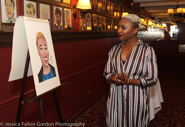 Photo Coverage: Tony Winner Cynthia Erivo Unveils Her New Portrait at Sardi's! Image