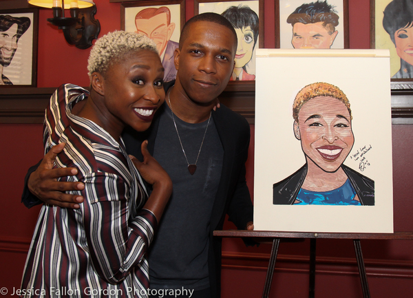 Photo Coverage: Tony Winner Cynthia Erivo Unveils Her New Portrait at Sardi's! Image