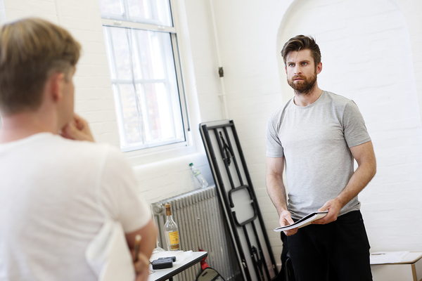 Photo Flash: Rehearsals Begin for UK Premiere of STALKING THE BOGEYMAN Image