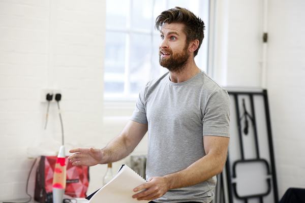 Photo Flash: Rehearsals Begin for UK Premiere of STALKING THE BOGEYMAN Image