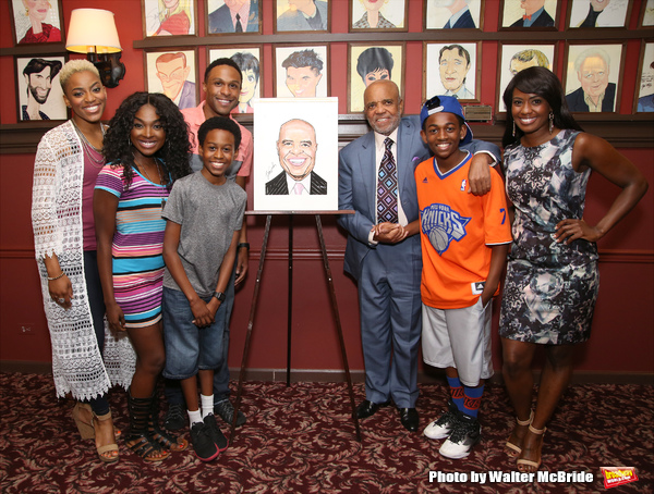 'Motown The Musical' cast members with Berry Gordy Photo