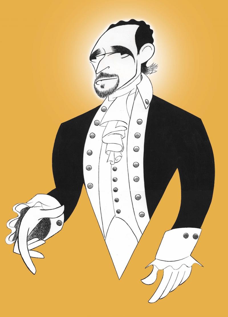 BWW Exclusive: Ken Fallin Draws the Stage - New HAMILTON Leading Man, Javier Munoz Image