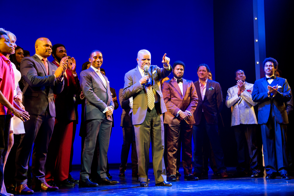 Berry Gordy and the cast of MOTOWN Photo