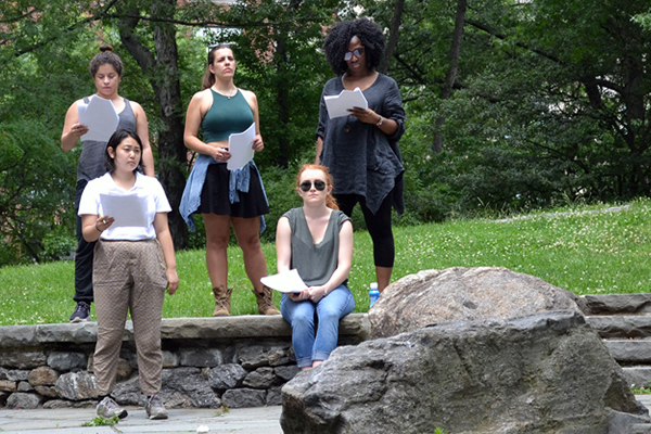 Photo Flash: A Look Inside Rehearsals of Everyday Inferno's IPHIGENIA AMONG THE TAURIANS Image