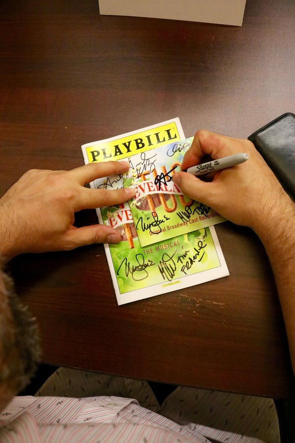 Photo Flash: Andrew Keenan-Bolger, Miller & Tysen and More Sign TUCK EVERLASTING Album at Barnes & Noble Image