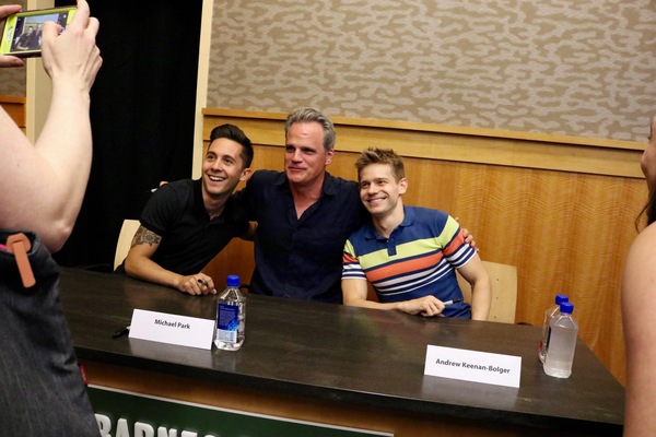 Photo Flash: Andrew Keenan-Bolger, Miller & Tysen and More Sign TUCK EVERLASTING Album at Barnes & Noble Image