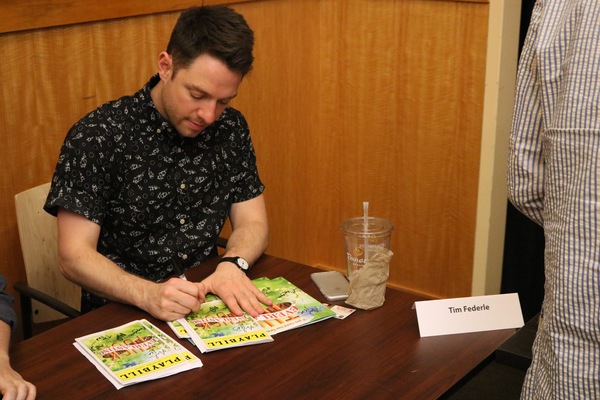 Photo Flash: Andrew Keenan-Bolger, Miller & Tysen and More Sign TUCK EVERLASTING Album at Barnes & Noble Image