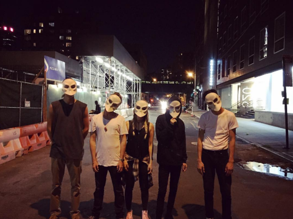 Photo Flash: Aaron Paul and Friends Turn SLEEP NO MORE Into Scene From MR. ROBOT 