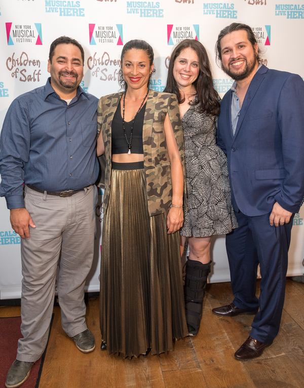 Jose Zayas, Stephanie Klemons, Book Writer Lauren Epsenhart and Composer Jaime Lozano Photo