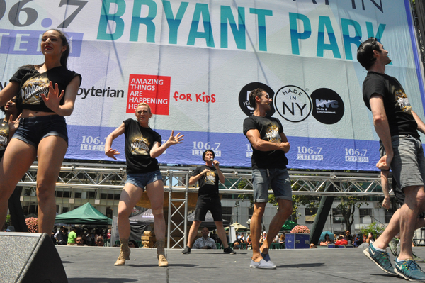 Photo Coverage: Casts of PARAMOUR, LES MIZ & More Bring it Home to Bryant Park Image