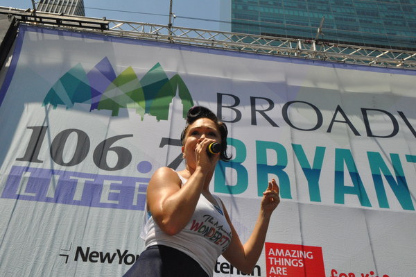 Photo Coverage: Casts of PARAMOUR, LES MIZ & More Bring it Home to Bryant Park Image