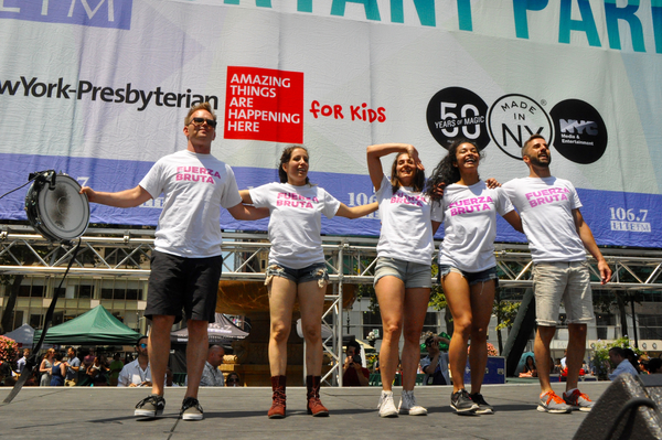 Photo Coverage: Casts of PARAMOUR, LES MIZ & More Bring it Home to Bryant Park Image