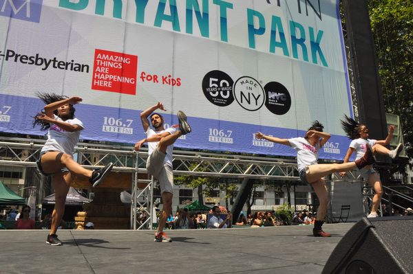 Photo Coverage: Casts of PARAMOUR, LES MIZ & More Bring it Home to Bryant Park Image