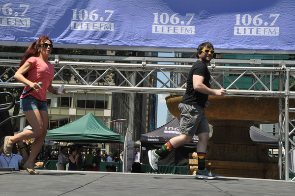 Photo Coverage: Casts of PARAMOUR, LES MIZ & More Bring it Home to Bryant Park Image