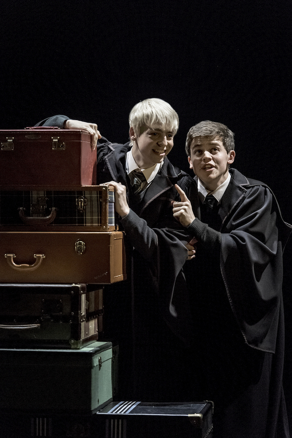 Anthony Boyle (Scorpius Malfoy) and Sam Clemmett (Albus Potter)  Photo