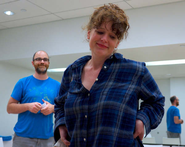 Photo Flash: In Rehearsal for Josh Kaplan's Family Drama VISITING HOURS at TheaterLab NYC Image