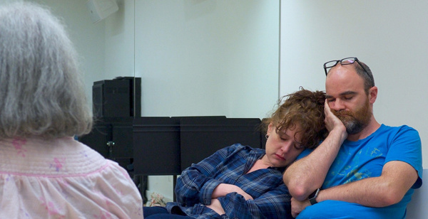 Photo Flash: In Rehearsal for Josh Kaplan's Family Drama VISITING HOURS at TheaterLab NYC Image
