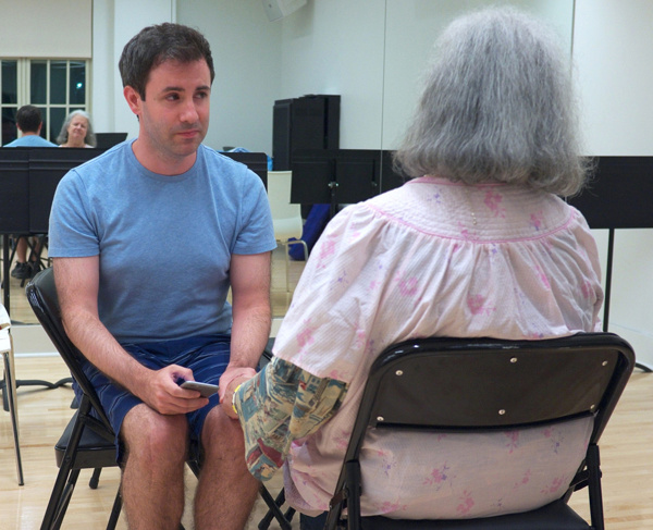 Photo Flash: In Rehearsal for Josh Kaplan's Family Drama VISITING HOURS at TheaterLab NYC Image