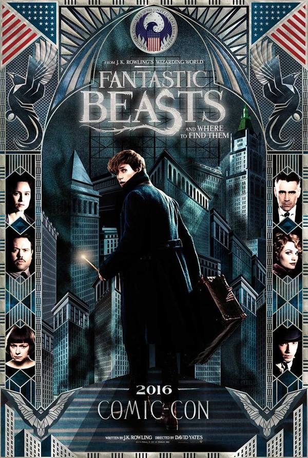 Photo Flash: Eddie Redmayne in FANTASTIC BEASTS Comic-Con Poster Art Image