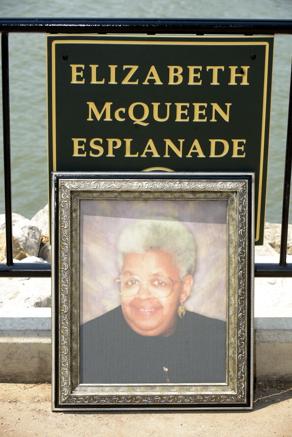 Photo Flash: Queensbridge Park Esplanade Named for Local Advocate Elizabeth McQueen 