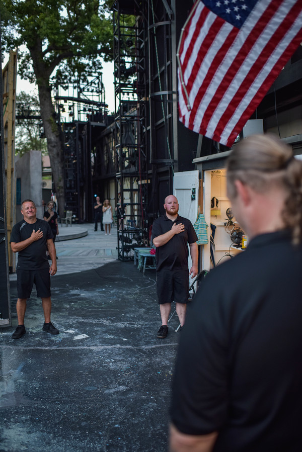 Photo Flash: Backstage with MAMMA MIA! at The Muny Image