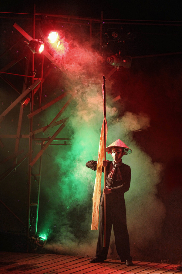 Photo Flash: First Look at Serenbe Playhouse's MISS SAIGON, Featuring Real-Life Helicopter Image
