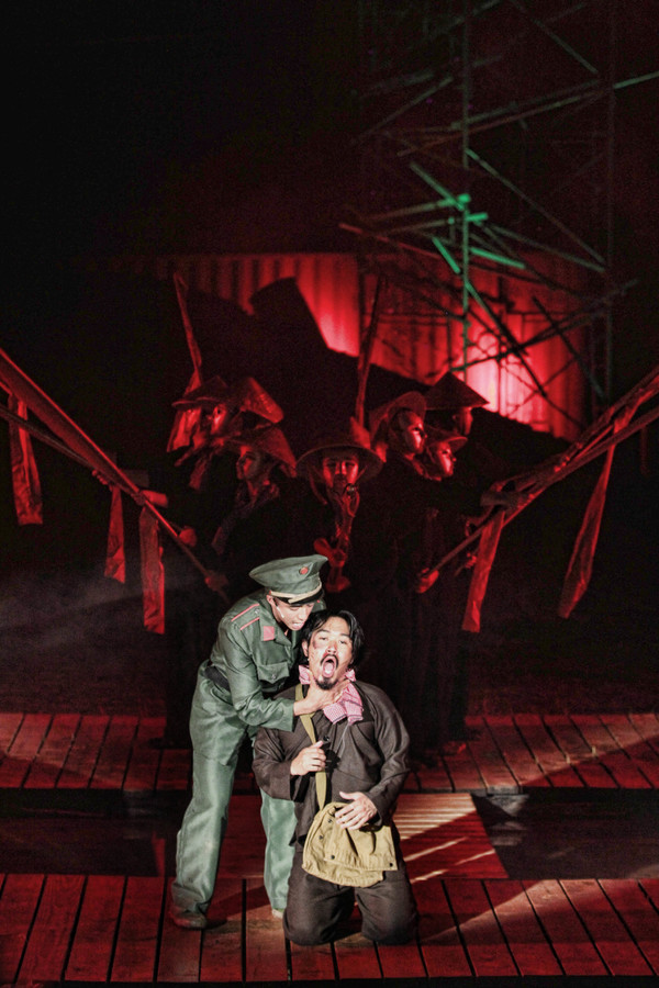 Photo Flash: First Look at Serenbe Playhouse's MISS SAIGON, Featuring Real-Life Helicopter Image