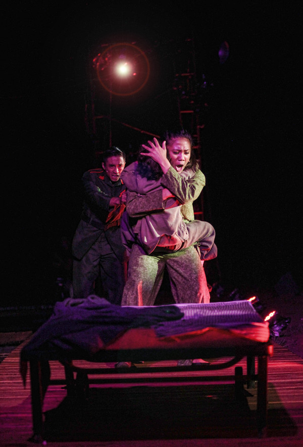 Photo Flash: First Look at Serenbe Playhouse's MISS SAIGON, Featuring Real-Life Helicopter Image