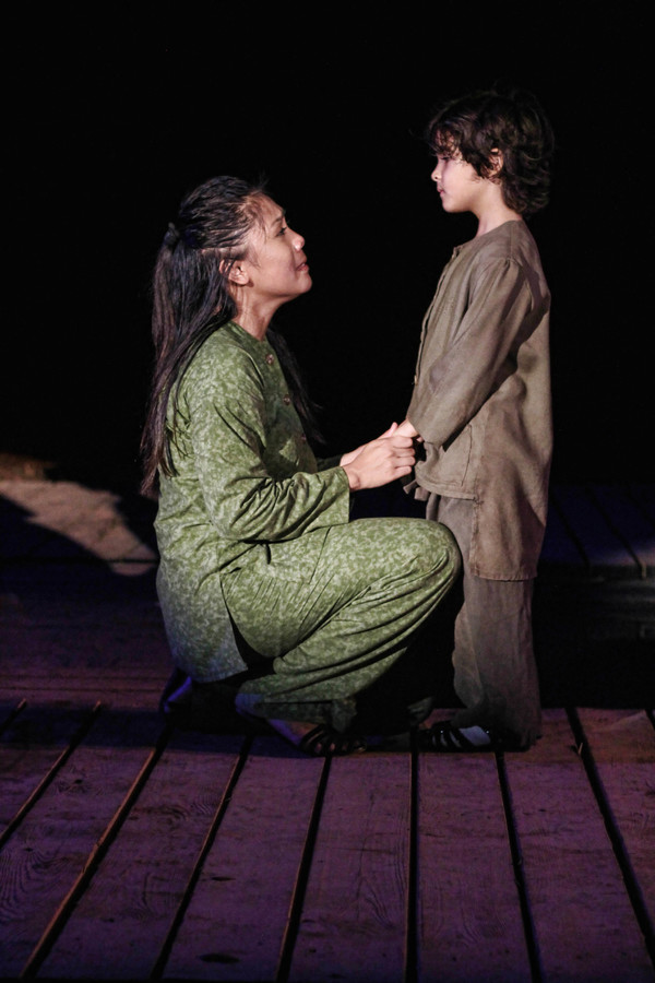 Photo Flash: First Look at Serenbe Playhouse's MISS SAIGON, Featuring Real-Life Helicopter Image