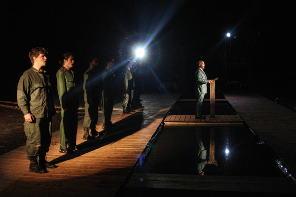 Photo Flash: First Look at Serenbe Playhouse's MISS SAIGON, Featuring Real-Life Helicopter Image