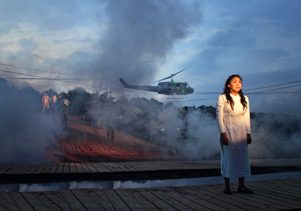 Photo Flash: First Look at Serenbe Playhouse's MISS SAIGON, Featuring Real-Life Helicopter Image