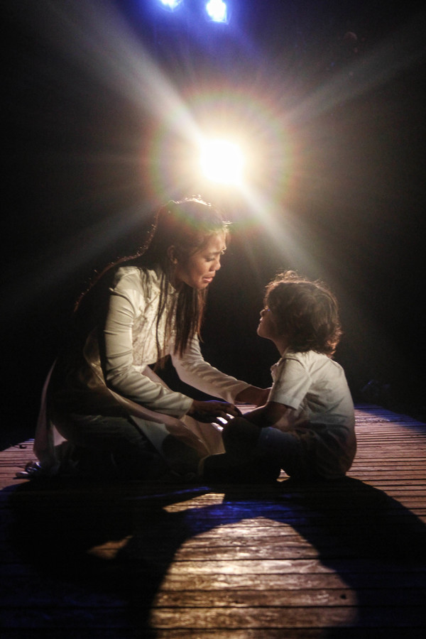 Photo Flash: First Look at Serenbe Playhouse's MISS SAIGON, Featuring Real-Life Helicopter Image