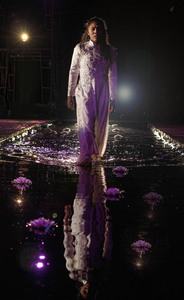 Photo Flash: First Look at Serenbe Playhouse's MISS SAIGON, Featuring Real-Life Helicopter Image