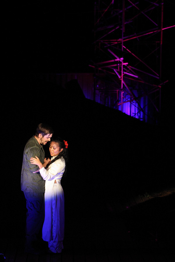 Photo Flash: First Look at Serenbe Playhouse's MISS SAIGON, Featuring Real-Life Helicopter Image