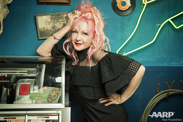 Photo Flash: Tony Winner Cyndi Lauper Rocks the Cover of AARP The Magazine Image