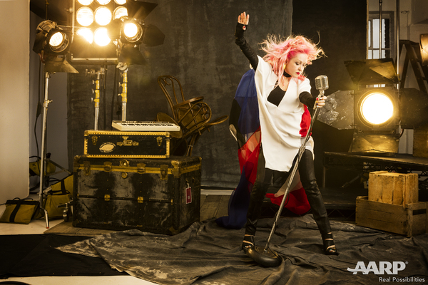 Photo Flash: Tony Winner Cyndi Lauper Rocks the Cover of AARP The Magazine Image