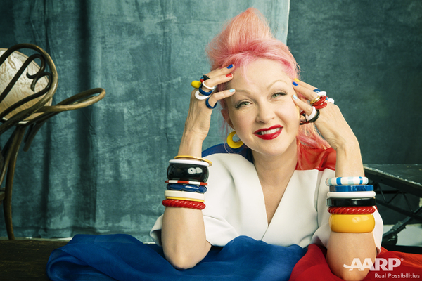 Photo Flash: Tony Winner Cyndi Lauper Rocks the Cover of AARP The Magazine Image