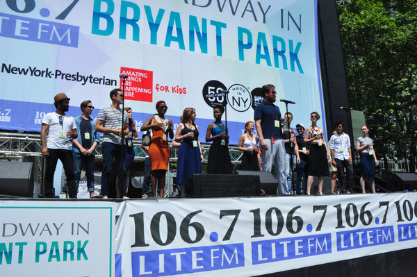 Photo Coverage: Casts of GREAT COMET, WAITRESS & More Arrive at Broadway In Bryant Park! Image