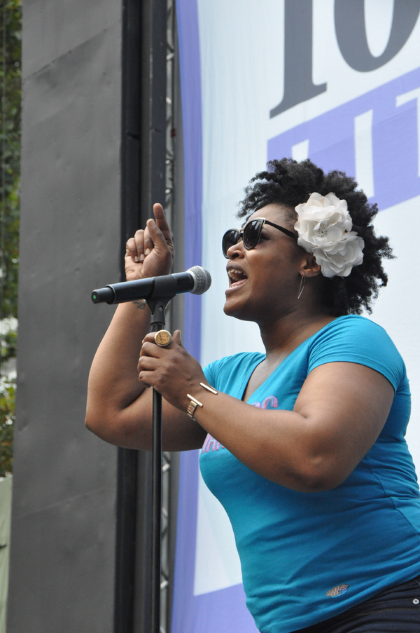 Photo Coverage: Casts of GREAT COMET, WAITRESS & More Arrive at Broadway In Bryant Park! Image