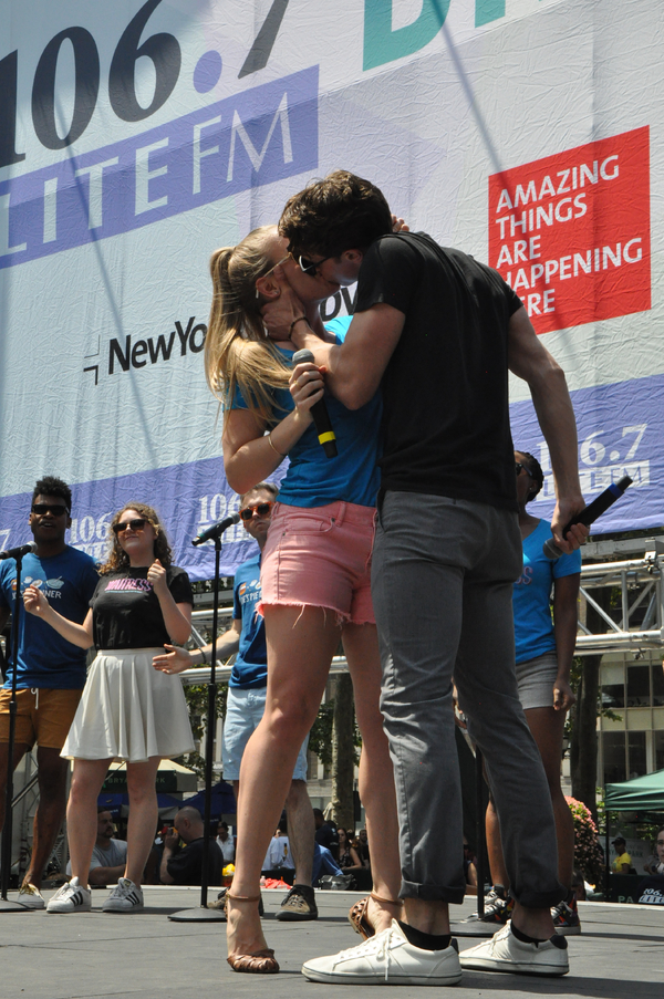 Photo Coverage: Casts of GREAT COMET, WAITRESS & More Arrive at Broadway In Bryant Park! Image
