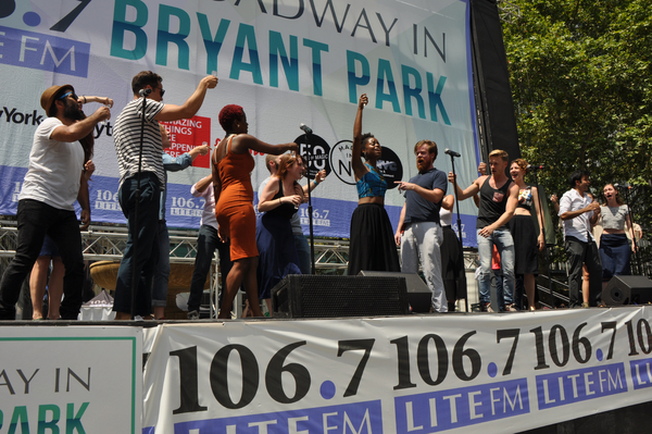 Photo Coverage: Casts of GREAT COMET, WAITRESS & More Arrive at Broadway In Bryant Park! Image