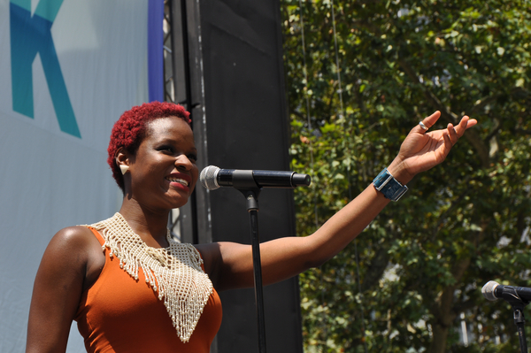 Photo Coverage: Casts of GREAT COMET, WAITRESS & More Arrive at Broadway In Bryant Park! Image