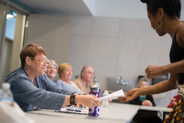 Photo Flash: Chisa Hutchinson Speaks as Part of Dramatists Guild Fund's Traveling Masters Program Image