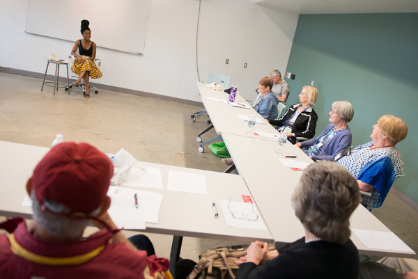 Photo Flash: Chisa Hutchinson Speaks as Part of Dramatists Guild Fund's Traveling Masters Program 