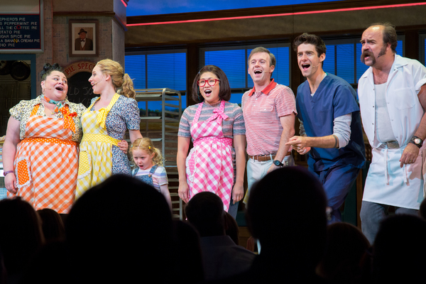 Photo Coverage: Jenna Ushkowitz Takes First Bows in WAITRESS  Image