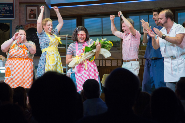 Photo Coverage: Jenna Ushkowitz Takes First Bows in WAITRESS  Image